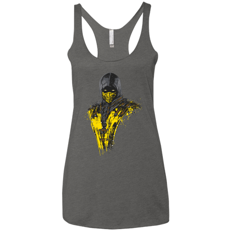 T-Shirts Premium Heather / X-Small Mortal Fire Women's Triblend Racerback Tank