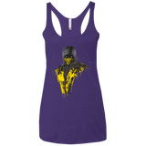 T-Shirts Purple Rush / X-Small Mortal Fire Women's Triblend Racerback Tank