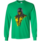 T-Shirts Irish Green / YS Mortal Fire Youth Long Sleeve T-Shirt