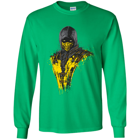 T-Shirts Irish Green / YS Mortal Fire Youth Long Sleeve T-Shirt