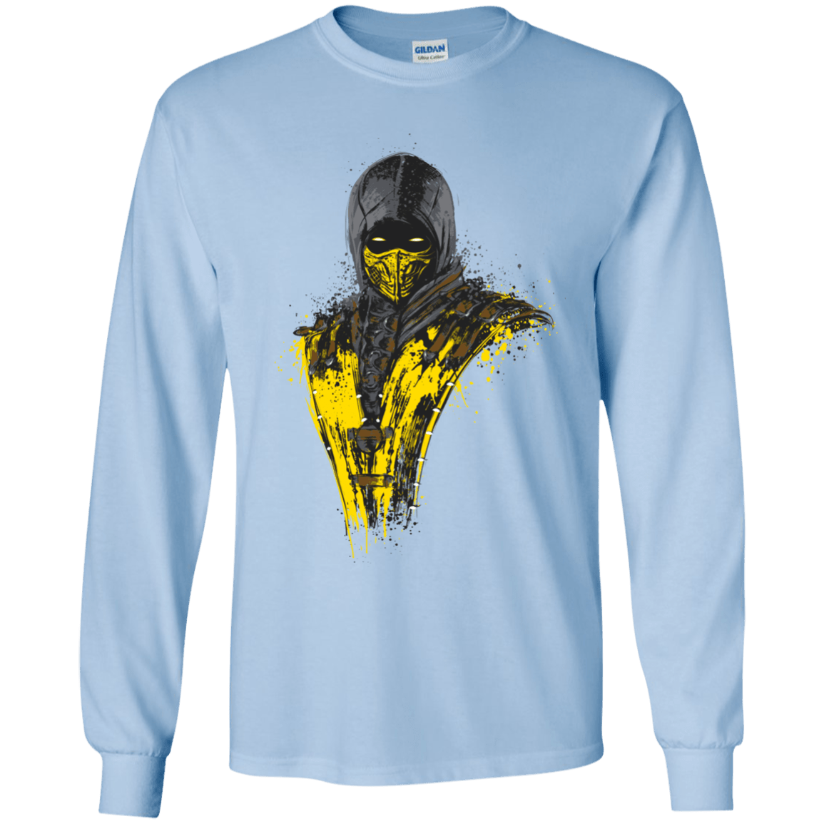 T-Shirts Light Blue / YS Mortal Fire Youth Long Sleeve T-Shirt