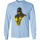 T-Shirts Light Blue / YS Mortal Fire Youth Long Sleeve T-Shirt