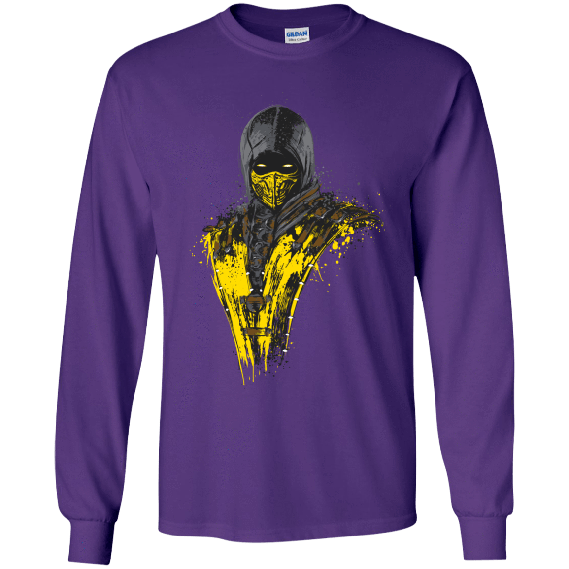 T-Shirts Purple / YS Mortal Fire Youth Long Sleeve T-Shirt