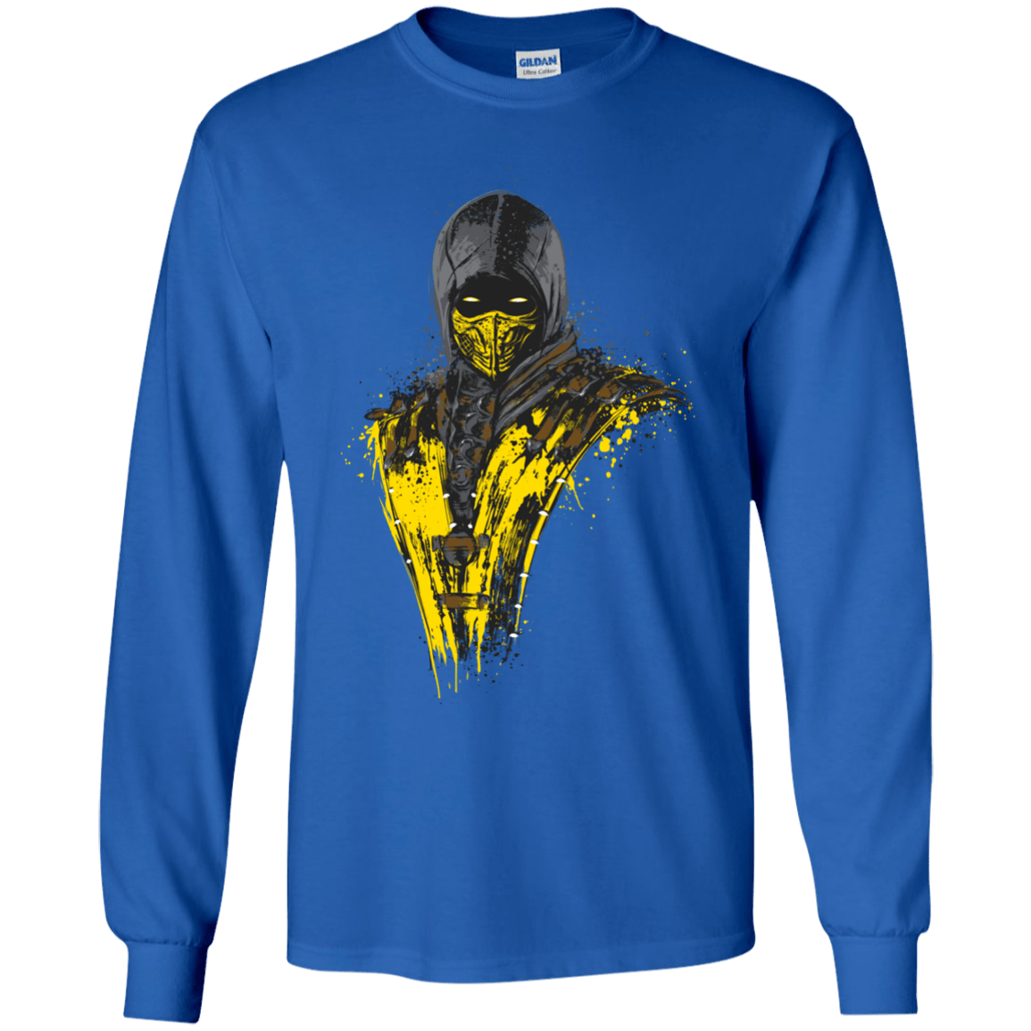 T-Shirts Royal / YS Mortal Fire Youth Long Sleeve T-Shirt