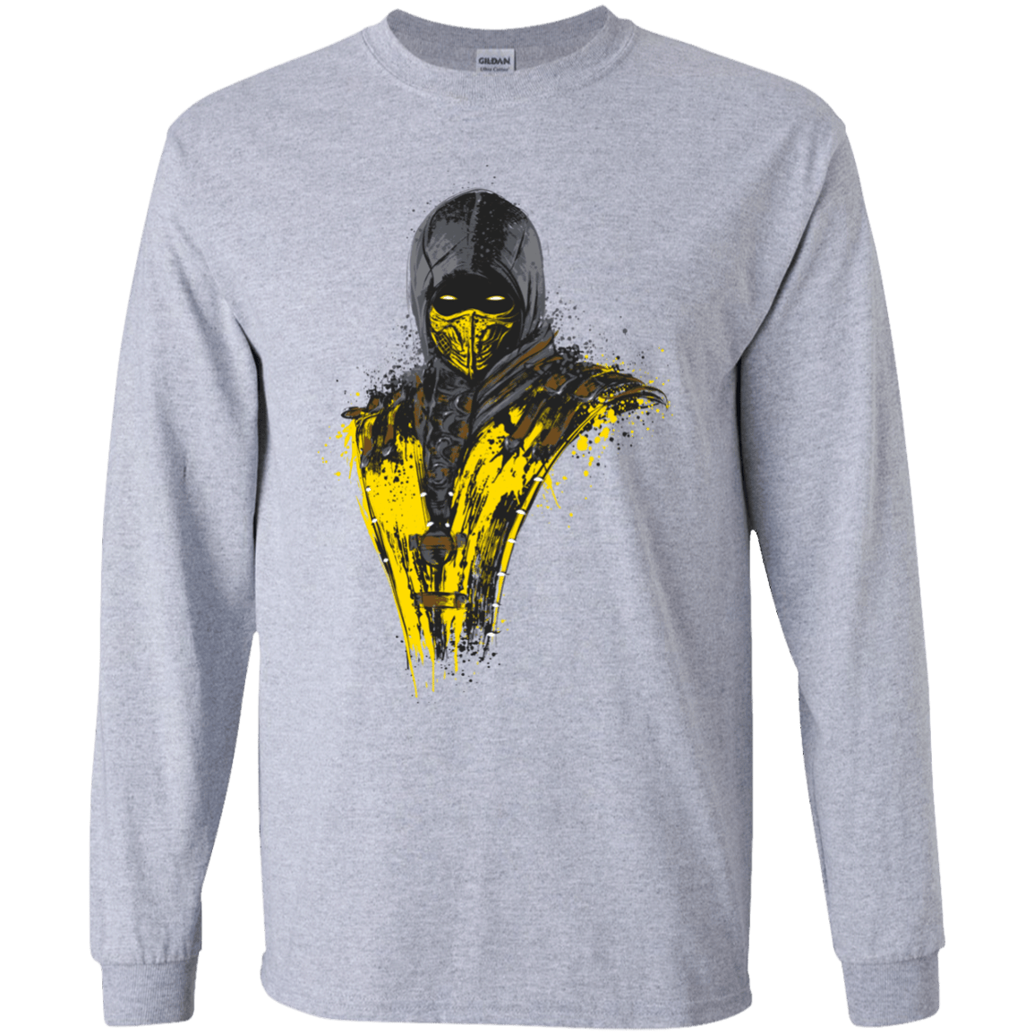 T-Shirts Sport Grey / YS Mortal Fire Youth Long Sleeve T-Shirt