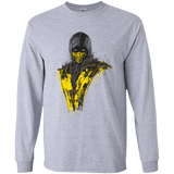 T-Shirts Sport Grey / YS Mortal Fire Youth Long Sleeve T-Shirt