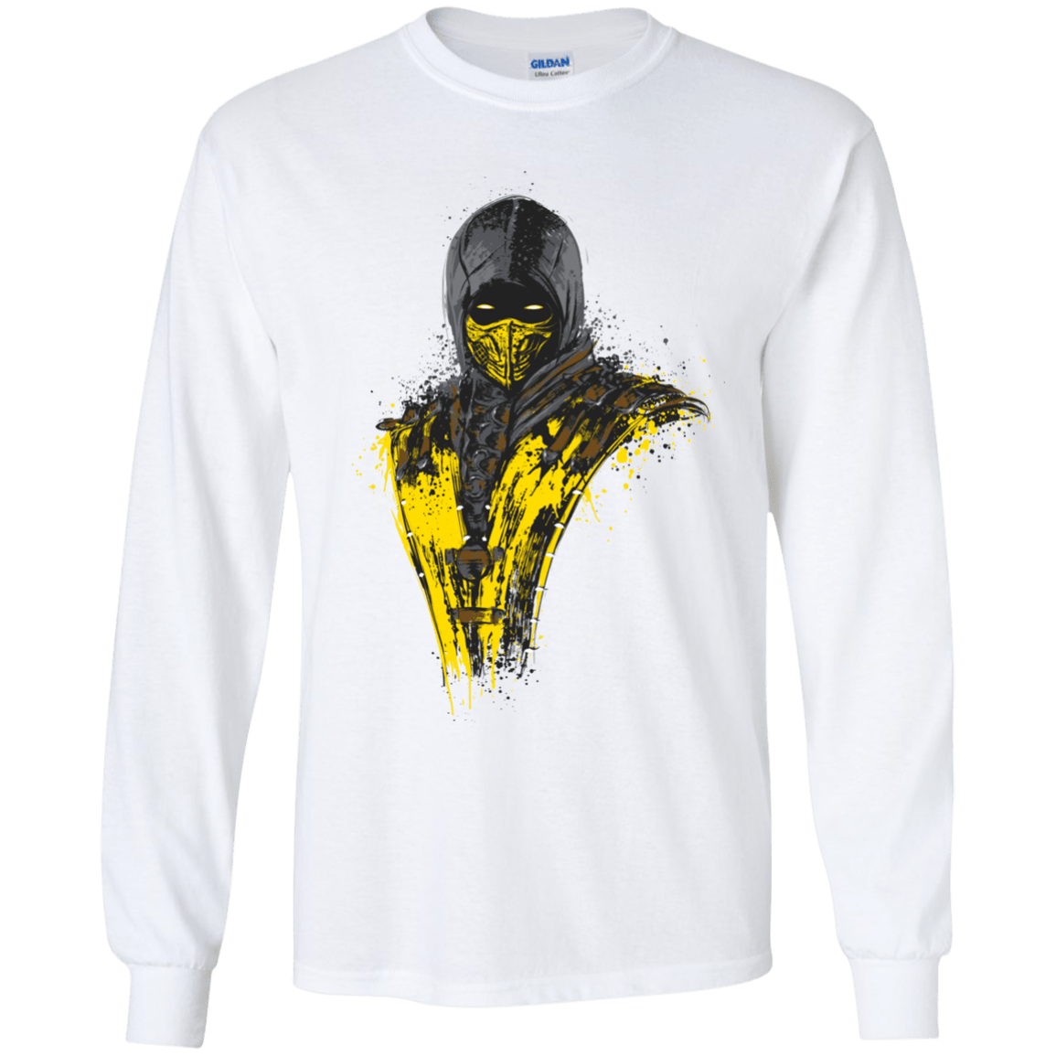 T-Shirts White / YS Mortal Fire Youth Long Sleeve T-Shirt