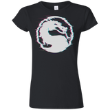 T-Shirts Black / S Mortal Glitch Junior Slimmer-Fit T-Shirt