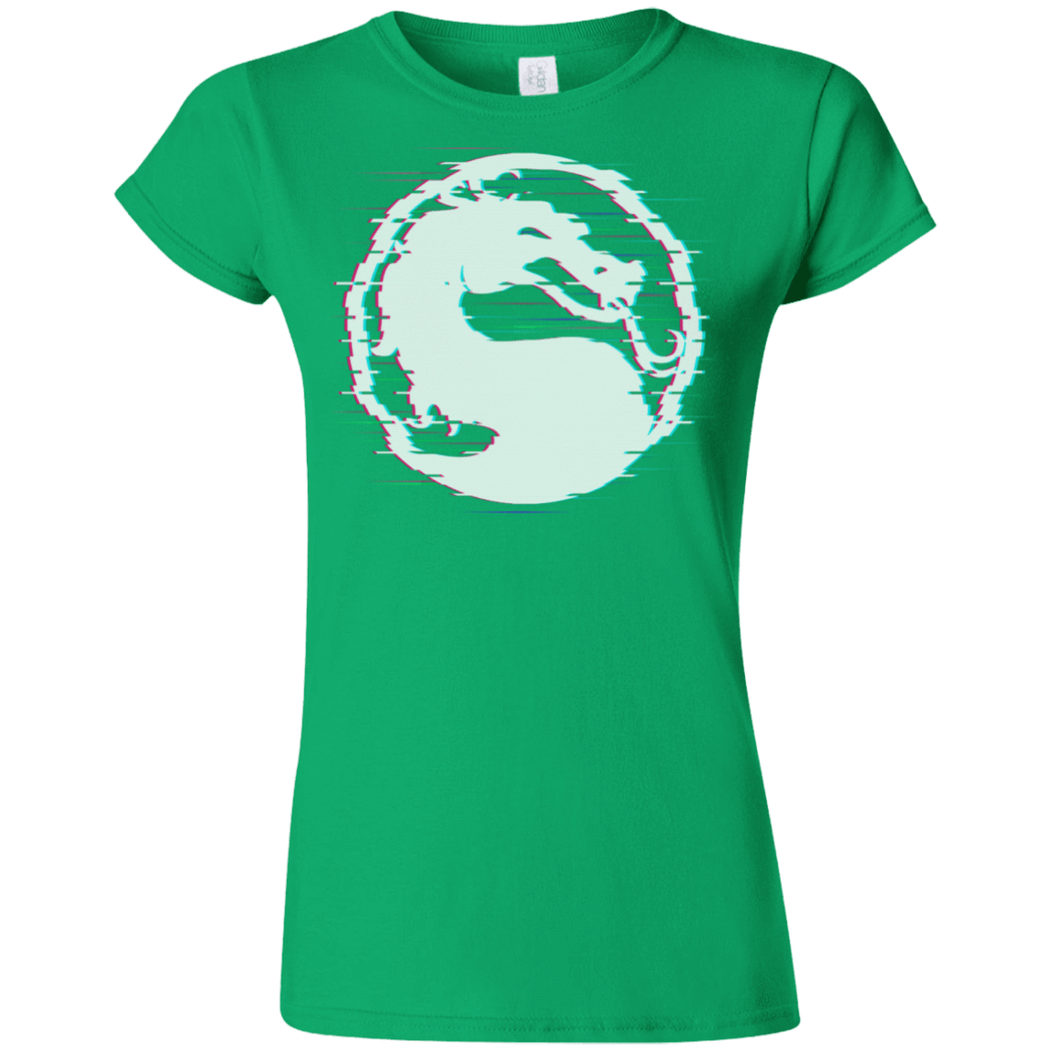 T-Shirts Irish Green / S Mortal Glitch Junior Slimmer-Fit T-Shirt