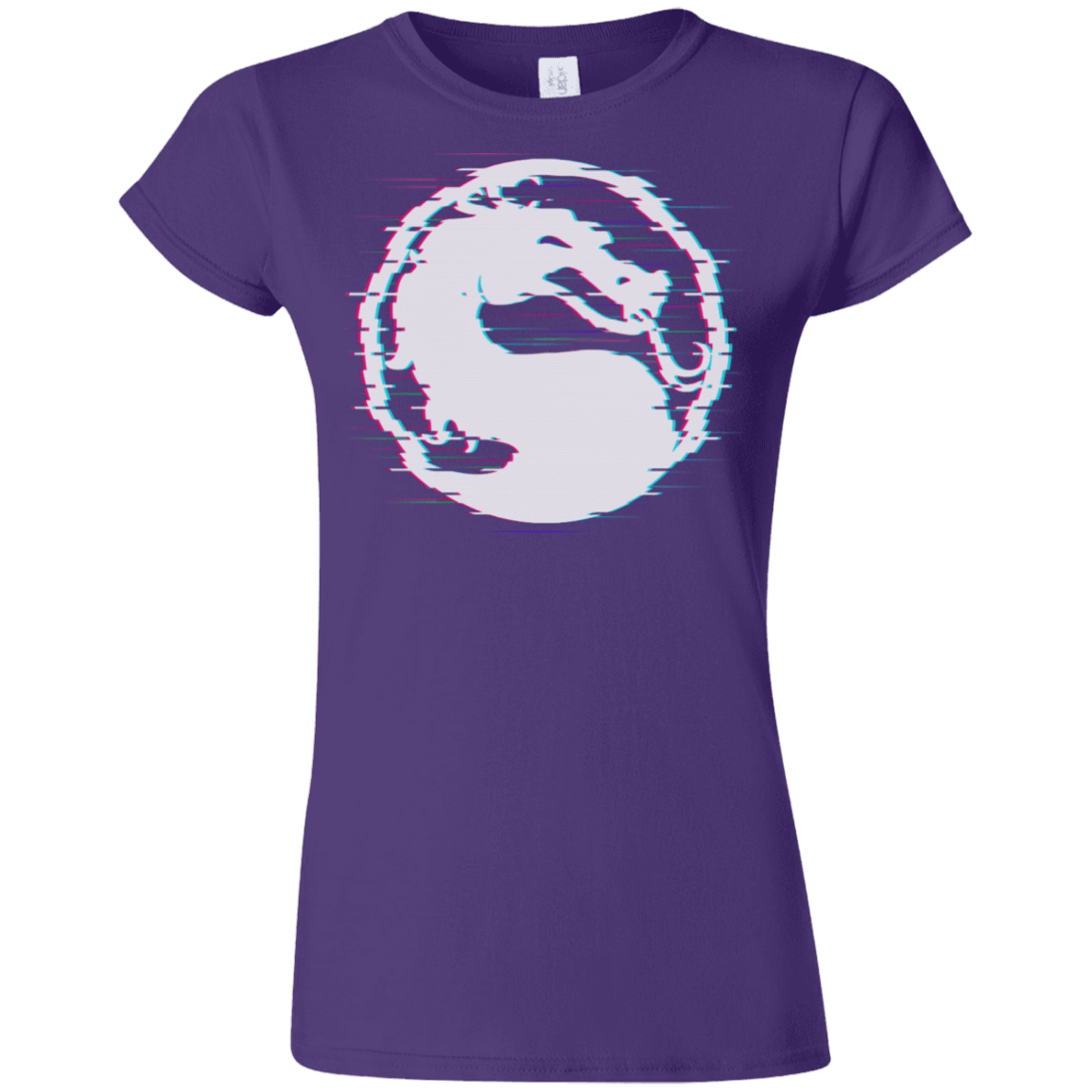 T-Shirts Purple / S Mortal Glitch Junior Slimmer-Fit T-Shirt