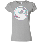 T-Shirts Sport Grey / S Mortal Glitch Junior Slimmer-Fit T-Shirt