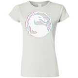 T-Shirts White / S Mortal Glitch Junior Slimmer-Fit T-Shirt