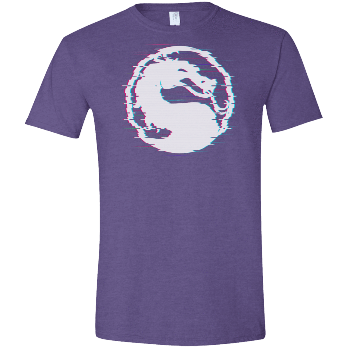 T-Shirts Heather Purple / S Mortal Glitch Men's Semi-Fitted Softstyle