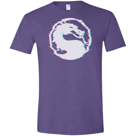T-Shirts Heather Purple / S Mortal Glitch Men's Semi-Fitted Softstyle