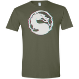T-Shirts Military Green / S Mortal Glitch Men's Semi-Fitted Softstyle