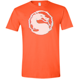T-Shirts Orange / S Mortal Glitch Men's Semi-Fitted Softstyle