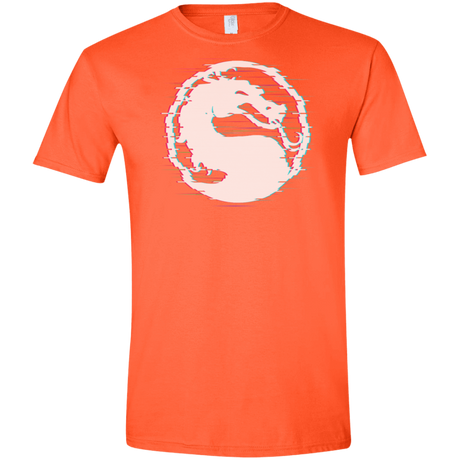 T-Shirts Orange / S Mortal Glitch Men's Semi-Fitted Softstyle