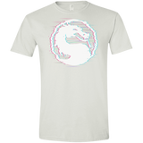 T-Shirts White / X-Small Mortal Glitch Men's Semi-Fitted Softstyle