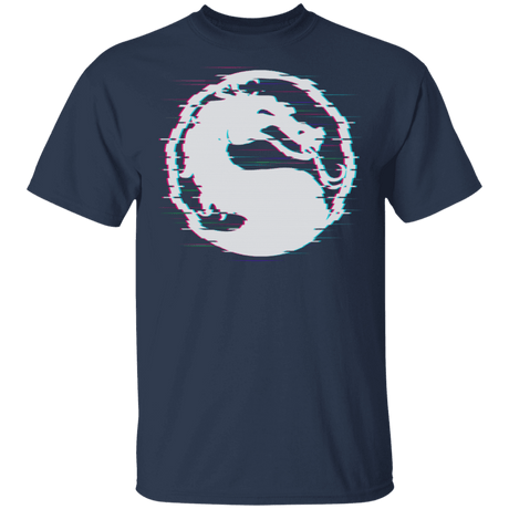 T-Shirts Navy / S Mortal Glitch T-Shirt