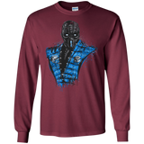 T-Shirts Maroon / S Mortal Ice Men's Long Sleeve T-Shirt