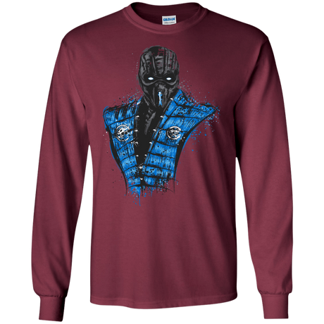 T-Shirts Maroon / S Mortal Ice Men's Long Sleeve T-Shirt