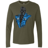 T-Shirts Military Green / S Mortal Ice Men's Premium Long Sleeve