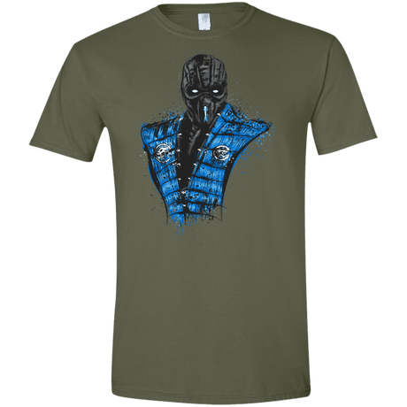 T-Shirts Military Green / S Mortal Ice Men's Semi-Fitted Softstyle