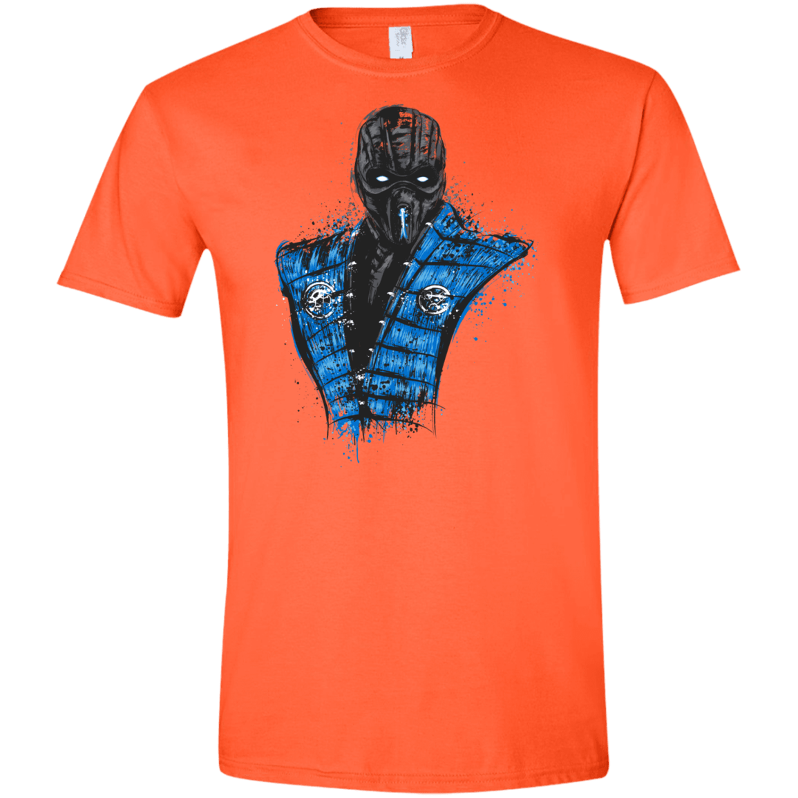 T-Shirts Orange / S Mortal Ice Men's Semi-Fitted Softstyle