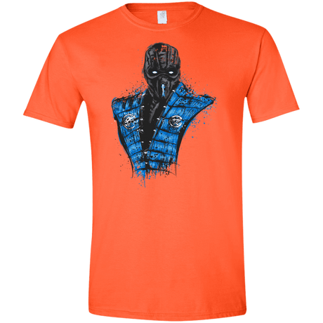T-Shirts Orange / S Mortal Ice Men's Semi-Fitted Softstyle