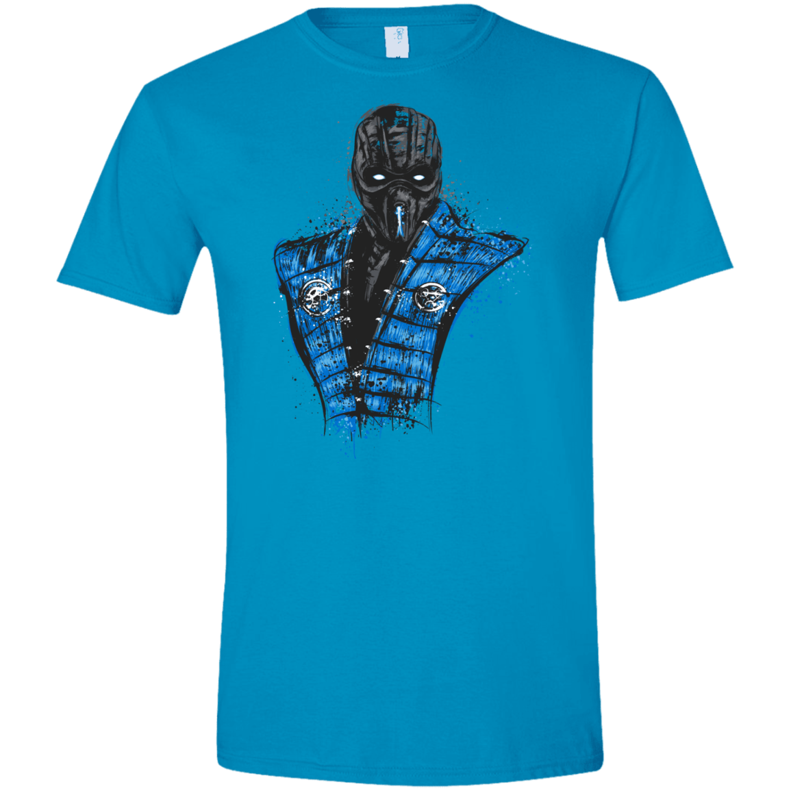 T-Shirts Sapphire / S Mortal Ice Men's Semi-Fitted Softstyle