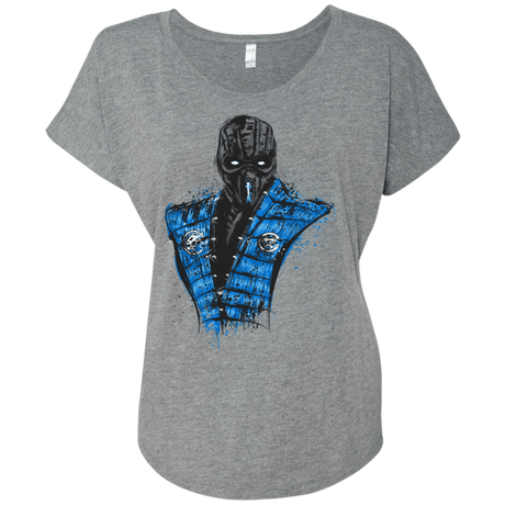 T-Shirts Premium Heather / X-Small Mortal Ice Triblend Dolman Sleeve