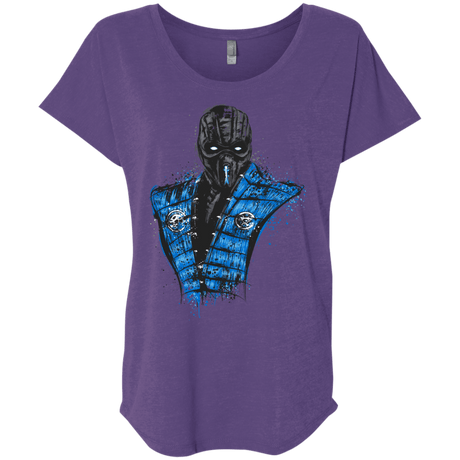 T-Shirts Purple Rush / X-Small Mortal Ice Triblend Dolman Sleeve