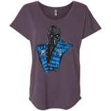 T-Shirts Vintage Purple / X-Small Mortal Ice Triblend Dolman Sleeve