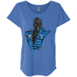 T-Shirts Vintage Royal / X-Small Mortal Ice Triblend Dolman Sleeve