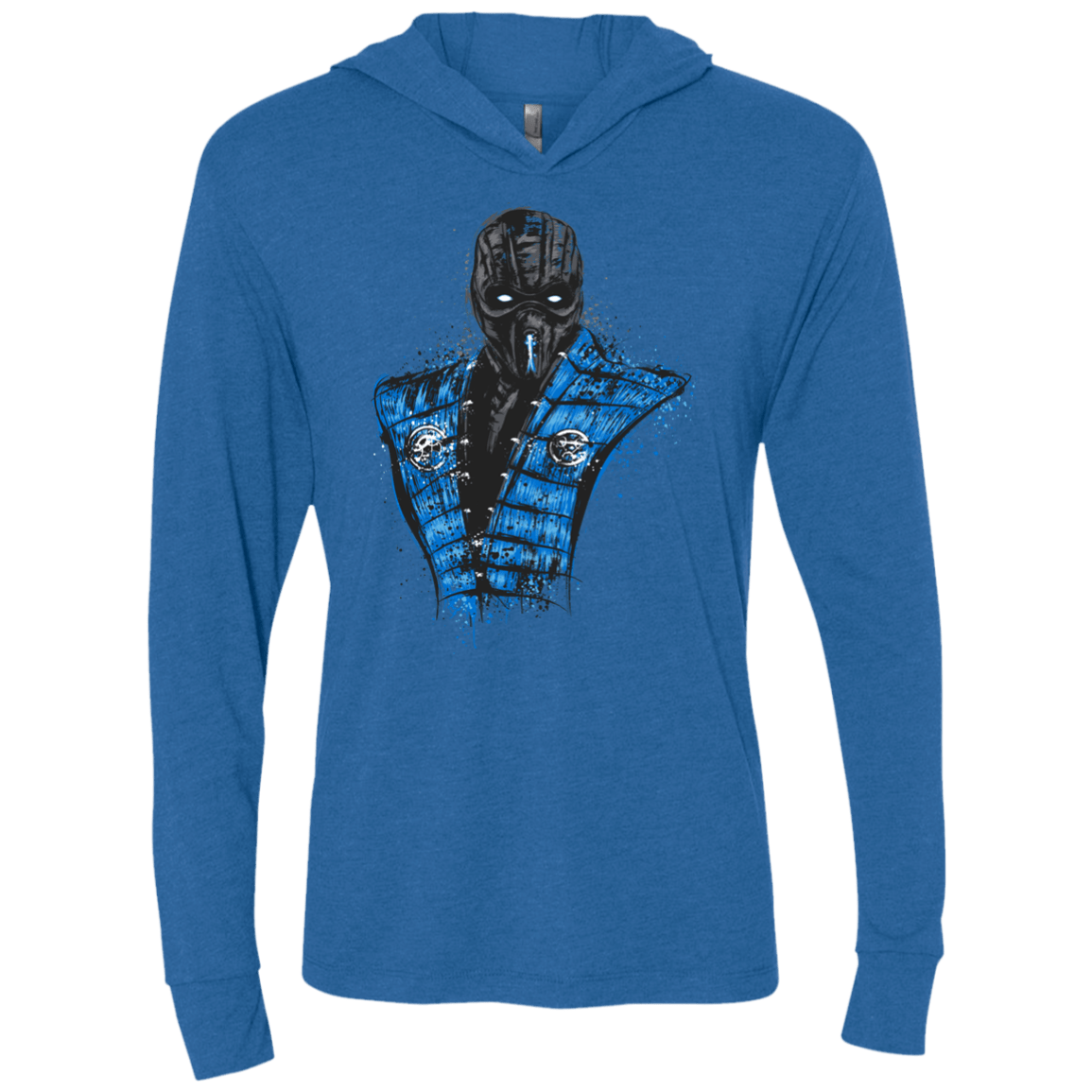 T-Shirts Vintage Royal / X-Small Mortal Ice Triblend Long Sleeve Hoodie Tee