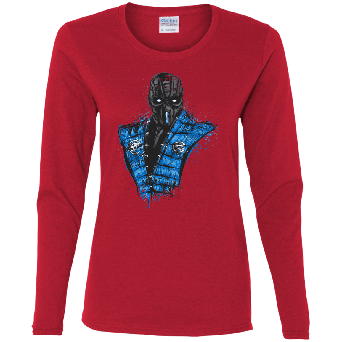 T-Shirts Red / S Mortal Ice Women's Long Sleeve T-Shirt