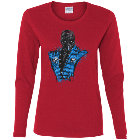 T-Shirts Red / S Mortal Ice Women's Long Sleeve T-Shirt