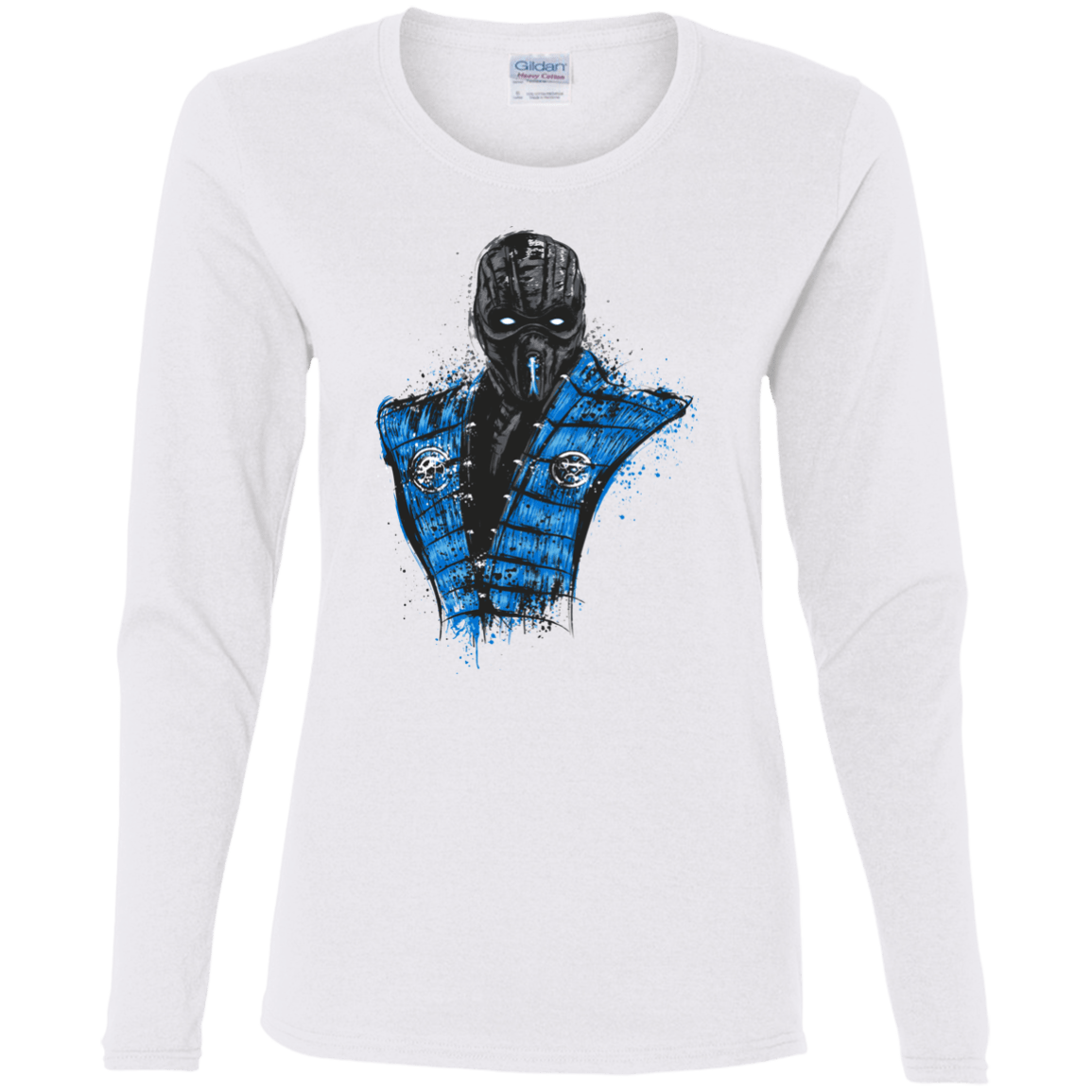 T-Shirts White / S Mortal Ice Women's Long Sleeve T-Shirt