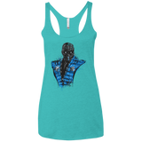 T-Shirts Tahiti Blue / X-Small Mortal Ice Women's Triblend Racerback Tank