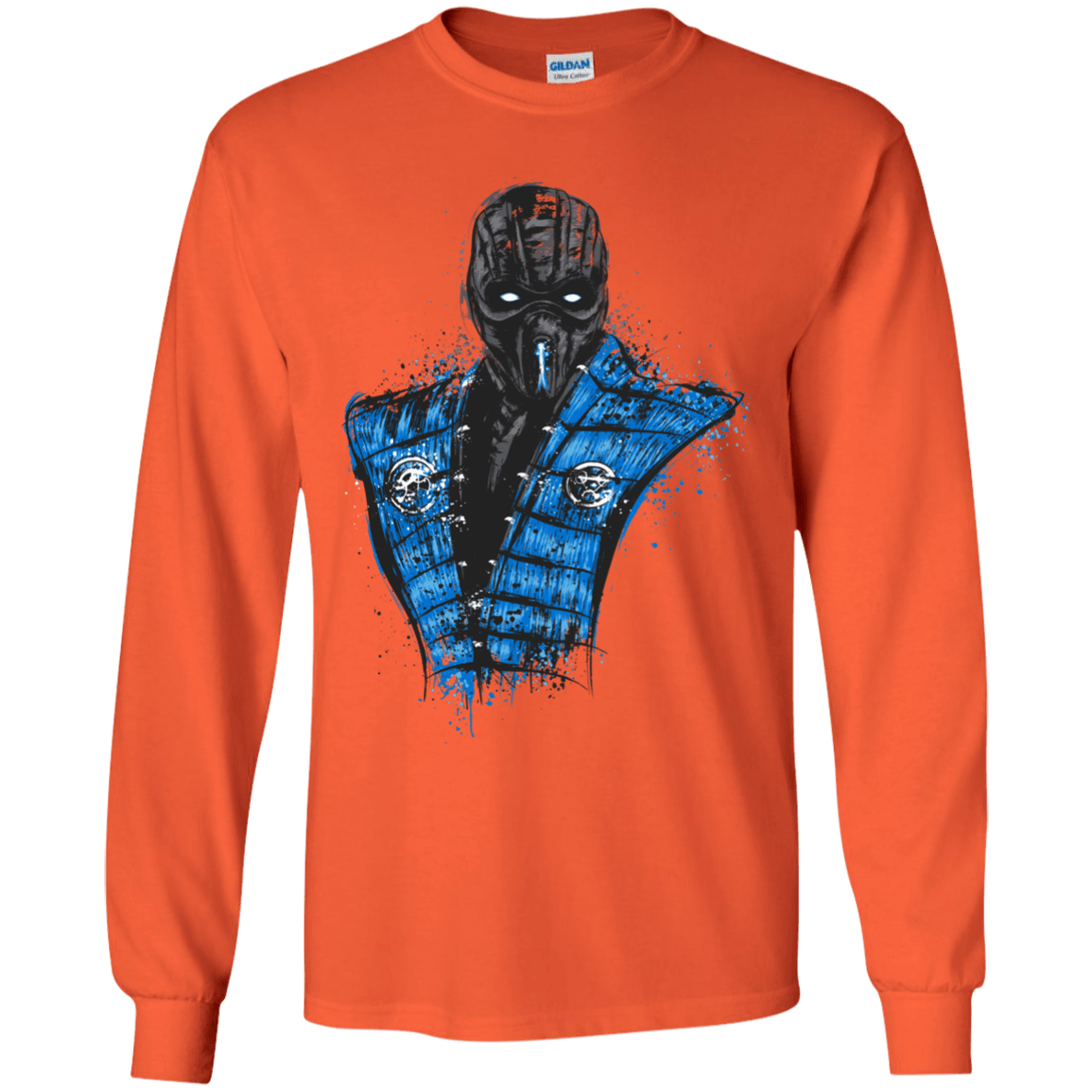 T-Shirts Orange / YS Mortal Ice Youth Long Sleeve T-Shirt