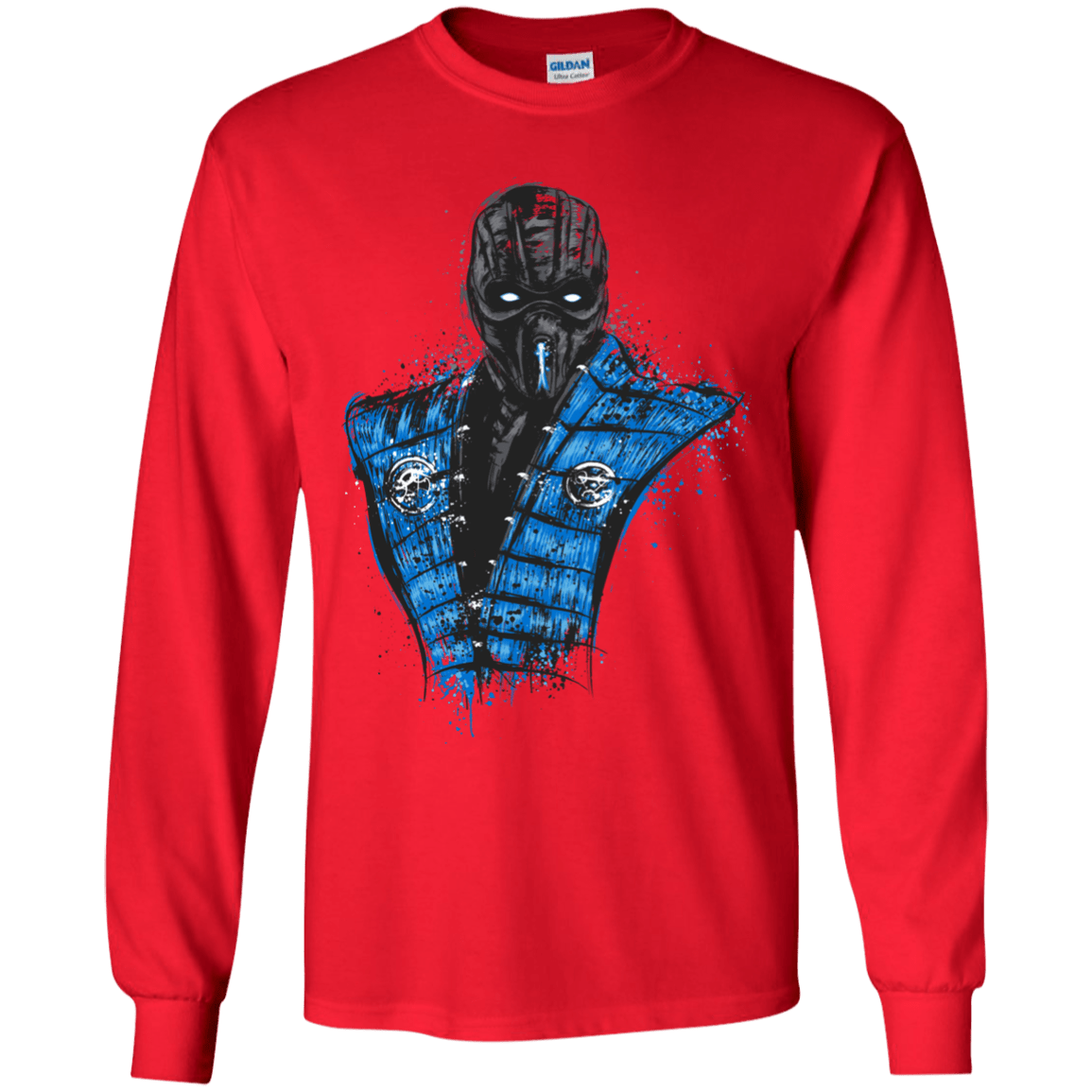 T-Shirts Red / YS Mortal Ice Youth Long Sleeve T-Shirt