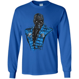 T-Shirts Royal / YS Mortal Ice Youth Long Sleeve T-Shirt