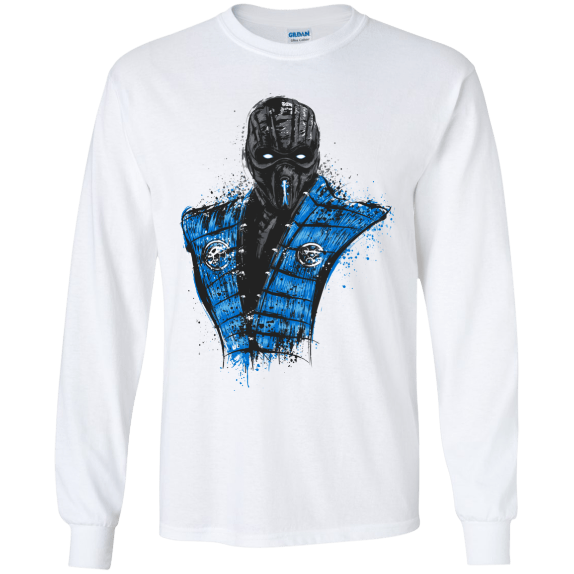 T-Shirts White / YS Mortal Ice Youth Long Sleeve T-Shirt