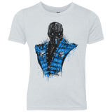 T-Shirts Heather White / YXS Mortal Ice Youth Triblend T-Shirt