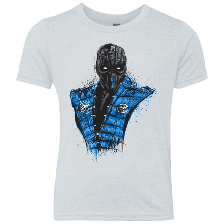 T-Shirts Heather White / YXS Mortal Ice Youth Triblend T-Shirt