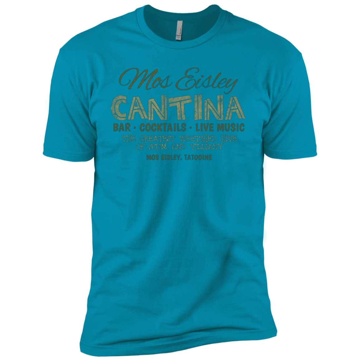 T-Shirts Turquoise / YXS Mos Eisley Cantina Boys Premium T-Shirt