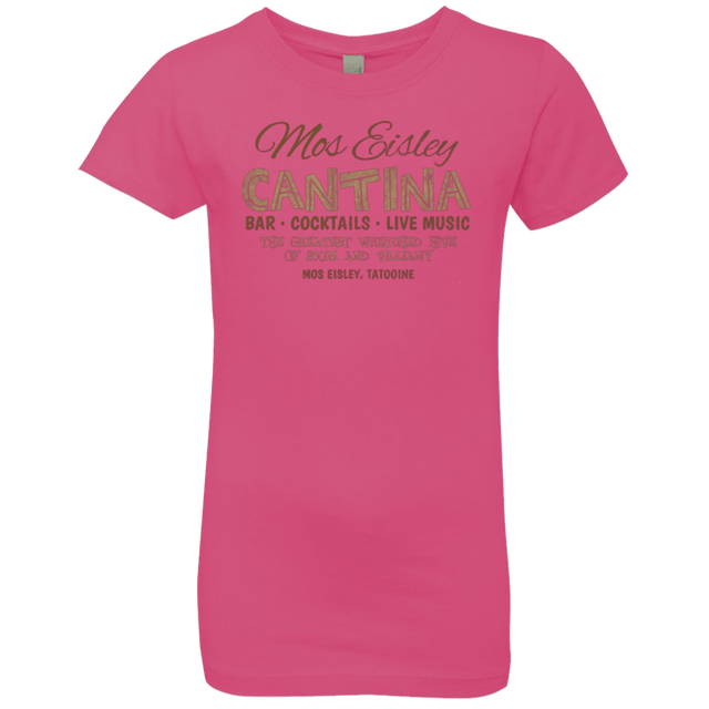 T-Shirts Hot Pink / YXS Mos Eisley Cantina Girls Premium T-Shirt
