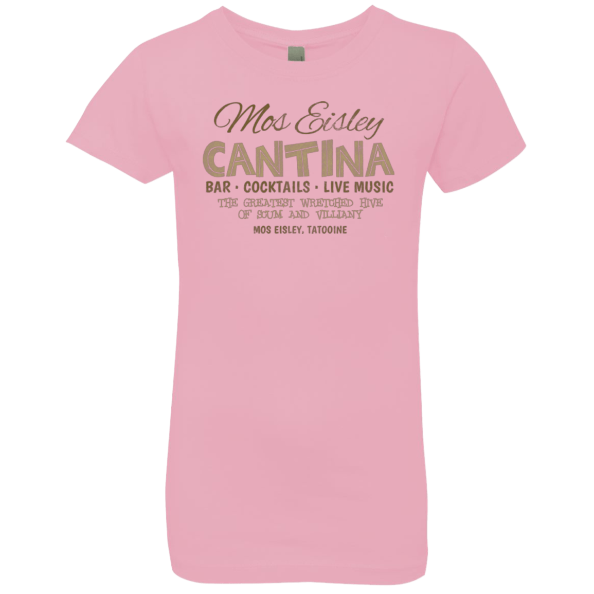T-Shirts Light Pink / YXS Mos Eisley Cantina Girls Premium T-Shirt