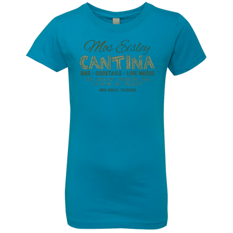 T-Shirts Turquoise / YXS Mos Eisley Cantina Girls Premium T-Shirt