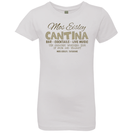 T-Shirts White / YXS Mos Eisley Cantina Girls Premium T-Shirt